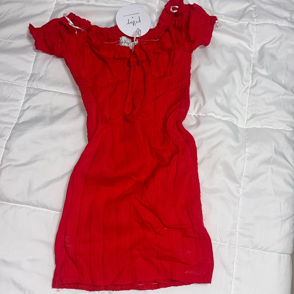 Princess Polly The Kip Mini Dress Red with Tags